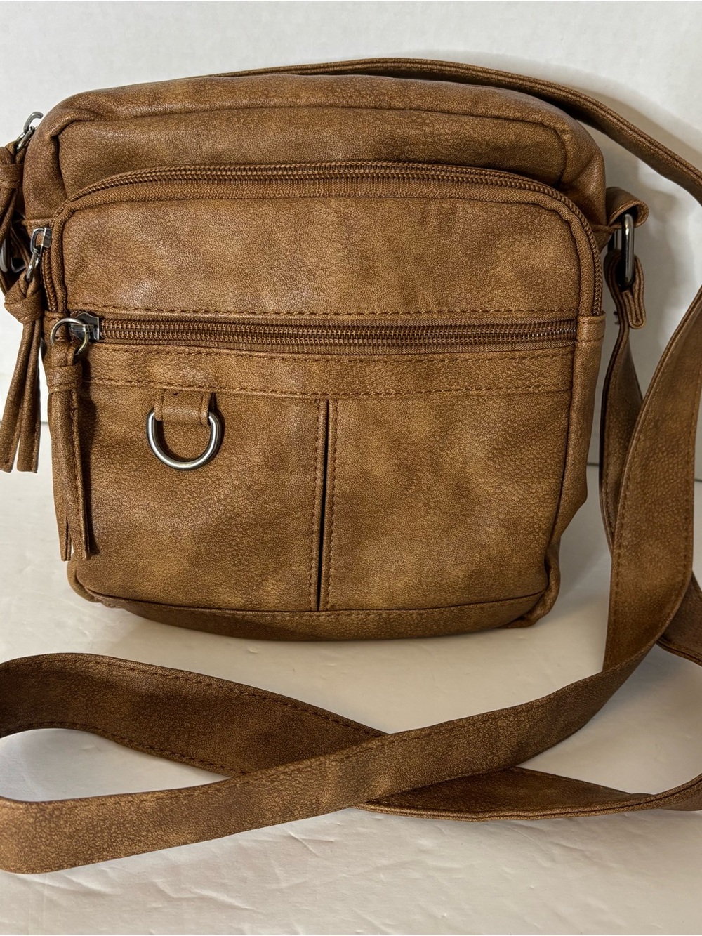 Brown Crossbody Messenger Bag